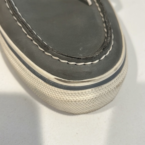 Men’s gray leather Sperry Top Sider boat shoes - Picture 6 of 6